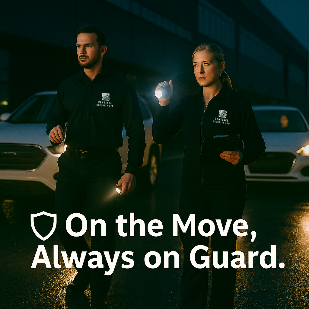 Zentinel patrol team on duty